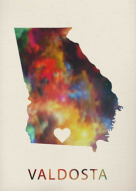 Valdosta Georgia City Map