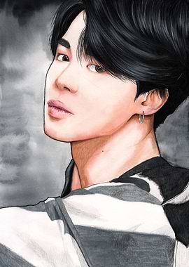Jimin BTS mixedmedia