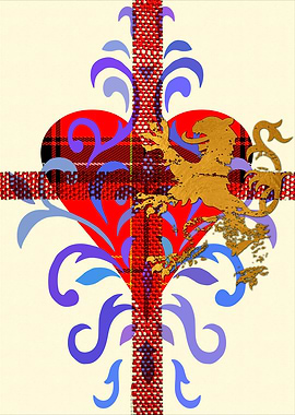 Heraldic Lion Heart II