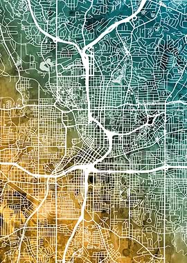 Atlanta Georgia Map