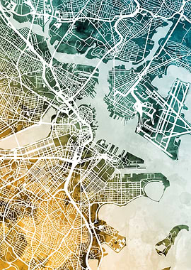 Boston Massachusetts Map
