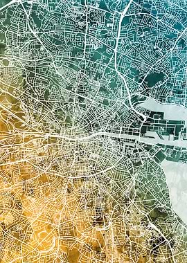 Dublin Ireland Map