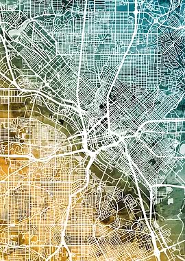 Dallas Texas Map