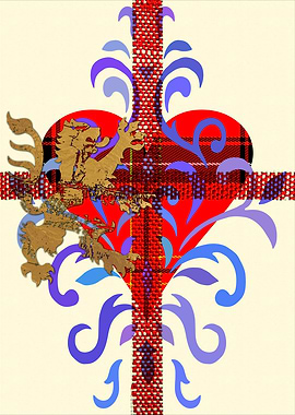 Heraldic Lion Heart I