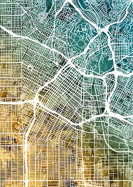 Los Angeles California Map