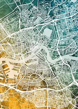 Rotterdam Netherlands Map