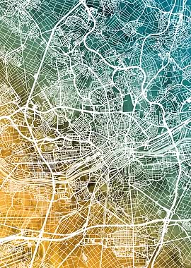 Frankfurt Germany Map