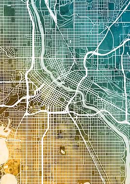 Minneapolis Minnesota Map