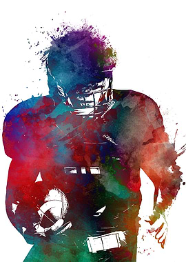 American football player