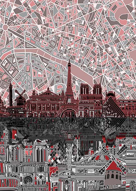 paris city abstract