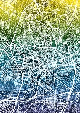 Frankfurt Germany Map