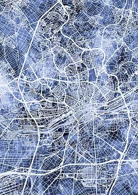 Frankfurt Germany Map