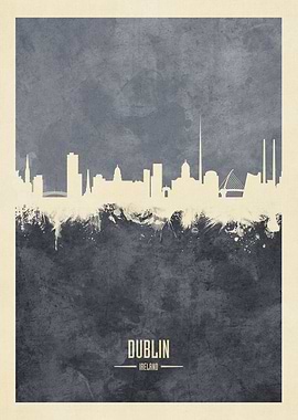 Dublin Ireland Skyline