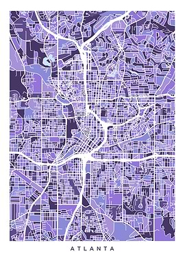 Atlanta Georgia Map