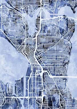 Seattle Washington Map