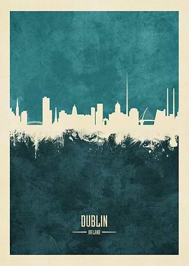 Dublin Ireland Skyline