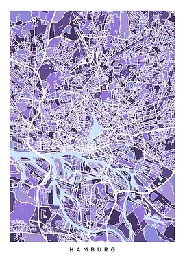 Hamburg Germany Map