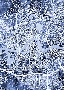 Rotterdam Netherlands Map