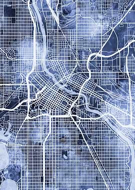 Minneapolis Minnesota Map