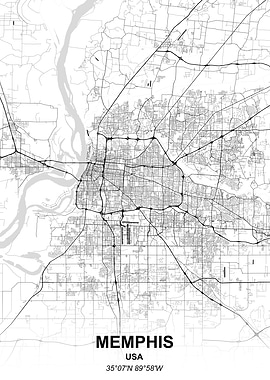 Memphi city map