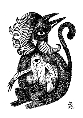 Cats got your tongue