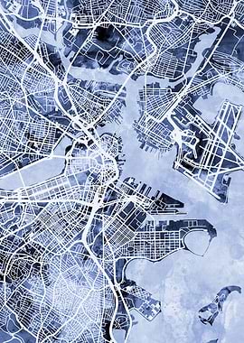 Boston Massachusetts Map
