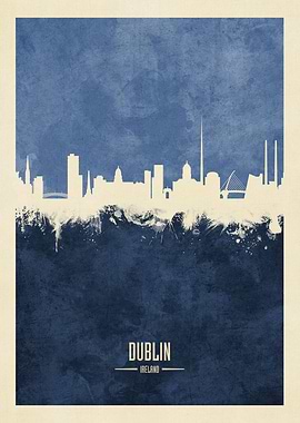 Dublin Ireland Skyline