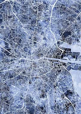Dublin Ireland Map