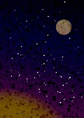 Abstract starry space sky