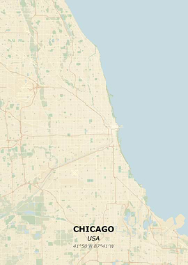 CHICAGO city map