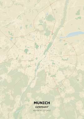 MUNICH city map