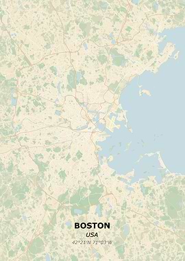 BOSTON city map