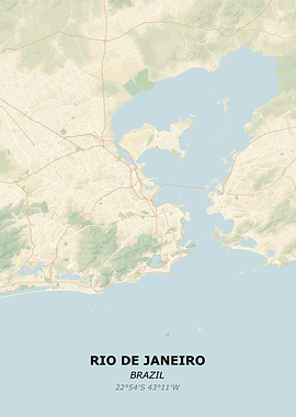 RIO DE JANEIRO city map