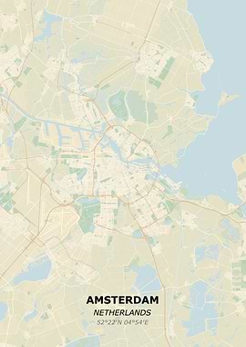 AMSTERDAM city map