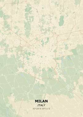 MILAN city map