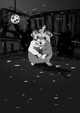 hamster at the disco