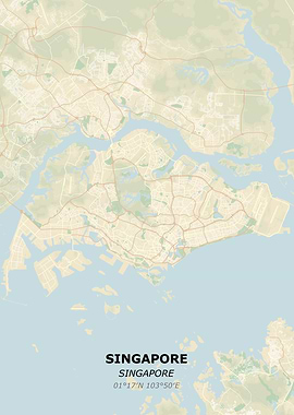 SINGAPORE city map