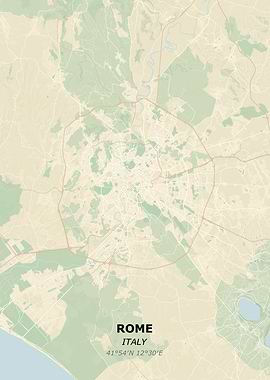 ROME city map