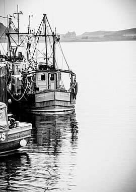 Fishing Boats BnW