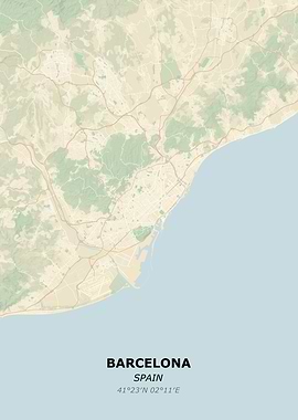 BARCELONA city map