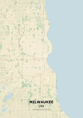 MILWAUKEE city map