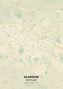 GLASGOW city map