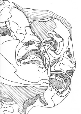 Children Traces Lines