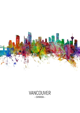 Vancouver Canada Skyline