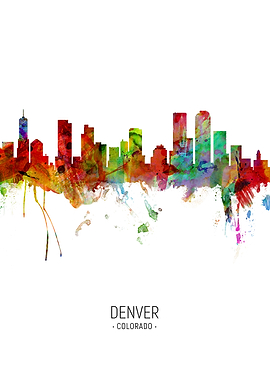 Denver Colorado Skyline