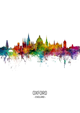 Oxford England Skyline
