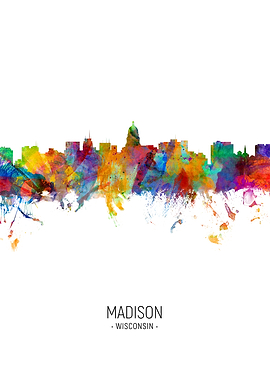 Madison Wisconsin Skyline