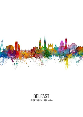 Belfast N Ireland Skyline