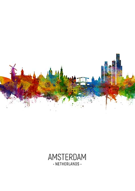 Amsterdam Skyline