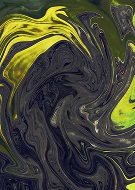 Abstract Marble Painting